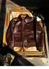 Men's Leather Faux Leather Uncoated Oil-waxed Soft Cowhide A2 Pilot Classic Military Style SpringAutumn Leather Jacket 231030
