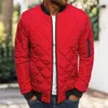 Mens Jackets Winter Cotton Jacket Baseball Collar Mesh Pressed Lightweight Vintage Flight Casual Long Sleeve 231031