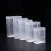 8 Storlek Frostad PVC -plast Presentväskor med handtag Vattentät transparent PVC Bag Clear Bag Party Gaves Bag Custom