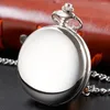 Pocket Watches Selling Gold/Silver/Bronze/Black Smooth Quartz Watch Vintage Multicolor Necklace FOB Pendant Men Women