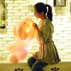 Pluche poppen Kawaii Creatief nachtlampje LED Mooie hond knuffel en speelgoed Pop Verjaardag Kerstcadeau voor kinderen Kinderen Vriend 231030