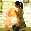 Плюшевые куклы Kawaii Creative Night Light LED Прекрасная мягкая игрушка для собаки и игрушки Кукла на день рождения Рождественский подарок для детей Детский друг 231030