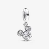 2023 Cadeau de vacances de Noël Bracelets à breloques en argent Rocking Unicorn Dangle Pendentif DIY Fit Pandoras Collier ME Bracelet pour femmes Bijoux de créateurs