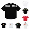 Designer Camisetas Verão Moda Mens Mulheres Hip Hop Plus Size Camisetas Manga Longa Palms Tops Luxo Gráfico Tees Roupas Curtas 188R