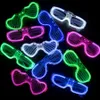 LED Rave Toy 50pcs Mix Mix Glow Glass Party Favors Plow Braclets Light Up Tuy LED Finger Lights Supplies Wedding Halloween Decor 231030