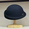 Beralar Kadınlar İçin% 100 Yün Şapkalar Fransız Tarzı Bere Şapk Sıcak Kış Beanie Şapkası Partisi Race Elbise Kilise Şapkası Vintage Fascinator Hat 231031