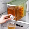 Water Bottles Beverage Dispenser Food Cold Kettle With Tap Bucket 3.6L Plastic High Temperature Resistance Multicolor Drinking Utensils