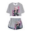 Costume de Cosplay Anime Danganronpa: Trigger Happy Havoc, T-shirt à manches courtes + Short d'été unisexe pour enfants, vêtements de sport C30M234