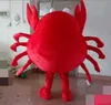 2024 Halloween Costume de mascotte de crabe adulte personnage de thème d'anime de dessin animé taille adulte carnaval de Noël fête d'anniversaire tenue fantaisie