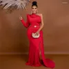 Casual Dresses KEXU One Shoulder Party Evening For Women Nightclub Ribbon Formal Occasion Elegant Wedding Guest Dinner Dress