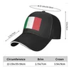 Boinas punk unisex bandera de italia gorra de béisbol para adultos atajoso para hombres para hombres deportes deportes