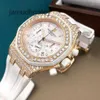 AP Swiss Swiss Luxury Wrist Watches Royal AP Oak Ofkore Series 18K Rose Gold Original Diamond Automatic Mechanical Women Watch 26092ok 37mm Vezn