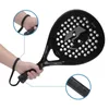 Tennisschläger Padel-Paddelschläger aus Kohlefaser mit EVA-Memory-Flex-Schaumkern, leichter Schläger für Pop l231030