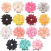 Fermagli per capelli Barrettes 225PCS Moda Fiore tagliente Accessori per capelli carini Fiocchi per capelli per bambina Barrettes Nessuna clip Decorazione di nozze fiori 231030