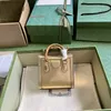 2023 Neue Designerin Diana Super Mini Bag Gold Schwarz Kalbsleder Spiegel Qualität Frauen Crossbody Taschen Goldkette Luxus Lady Handtasche Geldbörse mit Kiste