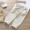 Hosen Baby Junge Mädchen Lose Hosen Mode Koreanischen Stil Casual Solide Frühling Herbst Kinder s für 1 6 Jahre 231031