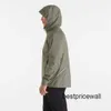 Arcterys da uomo, giacche con cappuccio ARCTERYS, serie Solano, da uomo, leggero, traspirante, confortevole, giacca soft shell, cappotto con cappuccio, verde nebbia, foreage S HBHP