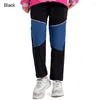 Hunting Pants TRVLWEGO Waterproof Kids Outdoor Windproof Softshell For Boys Girls Blue Red Winter Fleece Hiking Trouser Children