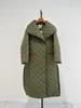 Toteme Women Diamond Check Loose Coat in The Long Minority