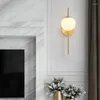 Настенная лампа Nordic Современное светодиодное зеркало для спальни прачечная кровать голова головы черная ванная комната легкие внешние