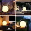 Bordslampor LED USB16 Färger Fjärrkontroll Laddning av sovrummet Sleep Light Desktop Atmosphere Night Home Room Decor Lamp