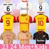 Maillot RC Lens 2023/2024 كرة القدم قمصان Kid Kit Kit Deart Leagure Foot Foot Home Away Third 3rd 23 24 Play Player Version Sotoca Fofana