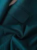 Pantalones de dos piezas para mujer Blazer y traje de pantalón para mujer Verde Púrpura Azul Negro Sólido Chaqueta formal Pantalón Mujer Ropa de trabajo de negocios Conjunto de 2 piezas 231030