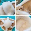 Pillows Fur Baby Hat for Girls Boys Plush Lining Winter Kids Cap with Earflap Skiing Windproof Bonnet Infant Beanie 1 4Y 231031