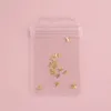 Tırnak Sanat Süslemeleri DIY Mini Alaşım Gliltter Goldsilver Manikür Süsleri Kelebek Aksesuarları Dekorasyon Metal Boncuklar Takı