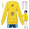 Anime cosplay maravilha ovo prioridade ohto ai pulôver feminino meninas primavera casual amarelo manga longa hoodies moletom c68m129