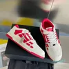 2023- 런 웨이 골격 탑 듀피 스니커 캐주얼 평평한 진짜 가죽 여성 남성용 신발