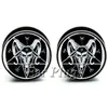 1 paar Baphomet oordopjes meters zwart acryl schroef fit oordop vlees tunnel body piercing sieraden PSP0545274p