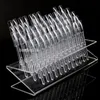 Nail Practice Display 64 Sticks Acryl Nail Art Practice Display Stand Plank Nagellak UV Gel French Nail Art Tools 231030