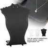 Présentoir de bijoux pendentif collier porte-chaîne boucle d'oreille buste présentoir vitrine support noir blanc Transparent194U