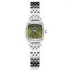 Montre-bracelettes Sliver Black Watch Femmes Quartz Wristwat