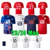 2023 2024 Lille OSC maglie da calcio YAZICI OUNAS ZHEGROVA 23 24 J DAVID ANGEL ANDRE casa lontano terza maglia da calcio CABELLA M.BAYO HARALDSSON adulto uomo bambino kit uniforme