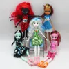 Dolls 1PCS Style 1 6 Dolls Monster Fun 28cm Wysokie ruchy Body Body Fashion Girls Toys Prezent 231031