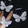 Choucong funkelnder Luxus-Schmuck, Internet-Berühmtheit, 925er-Sterlingsilber, Pavé, vollständiger weißer Saphir, CZ-Diamant, Schmetterlingsflügel, Damen277O