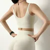 Yoga Outfit Soisou Nylon Tracksuits Mulheres Yoga Set Sports Terno Ginásio Fitness Sutiã Leggings Mulheres Lounge Wear Crop Tops Sexy 18 Cores 231031