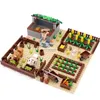 Bloklar Marumin 138pcs Çiftlik Tavuk Binası Klasik İnşaat Moc Tuğlaları Montaj Ev Model Kiti Çocuklar Chrismas Oyuncaklar 231030