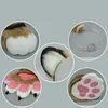 Cute handmade tiger plush gloves accessories Cosplay Anime Props simulation animal claw gloves set LT610