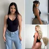 Bodysiut dla kobiet bez pleców dla kobiet Kontrola brzucha kształt szwu szwu rzeźbiącego korpusie shaper thong top shaper odchudzanie bielizny 231030