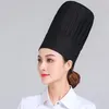 Berets Cotton Chef Hat Classic Regulowane Elastyczne gotowanie opaska na głowę gotowanie higieniczna czapka kuchnia