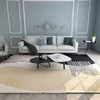 Dywan prosty salon dywan sypialnia podłoga z łóżkiem brukową dużą powierzchnię w pełni zadaszoną sofę stolik kawowy lekki luksusowy mata o wysokim zmysłach 231030
