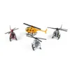 Diecast Model 1PC Childrens Helicopter Toy Alloy Airplan Simulation Metal Flying Sound and Light Kids Gift 231031