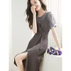 Work Dresses French Style Small Shirt Suspender Skirt Two-piece Set 2023 Summer Arrival Commuting Slimming Sets Medium Length Dress