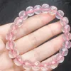 Link Bracelets Natural Faceted Quartz Bracelet String Charms Handmade Fortune Energy Woman Amulet Jewelry Gift 1PCS