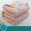 Blanket Pure Cotton Towel Six layer Gauze Air conditioning Quilts Summer Adult Children s Baby Thin Throws Bedspread On The Bed 231030