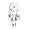 Dekorativa figurer Creative Feather Hanging Home Decor Wind Chime Wall Pendant Window Gardins Garden Dream Catcher