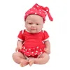 14 pollici 1.65 kg Full Body Silicone Bebe Reborn Doll "coco" Bambole morbide Realistic Girl Baby Fai da te Giocattoli in bianco per i bambini